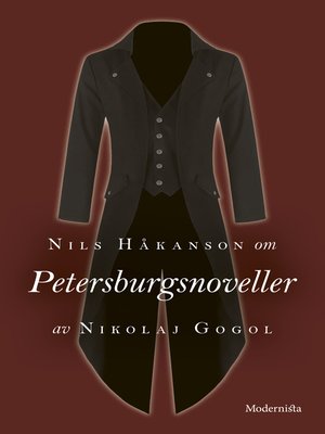 cover image of Om Petersburgsnoveller av Nikolaj Gogol